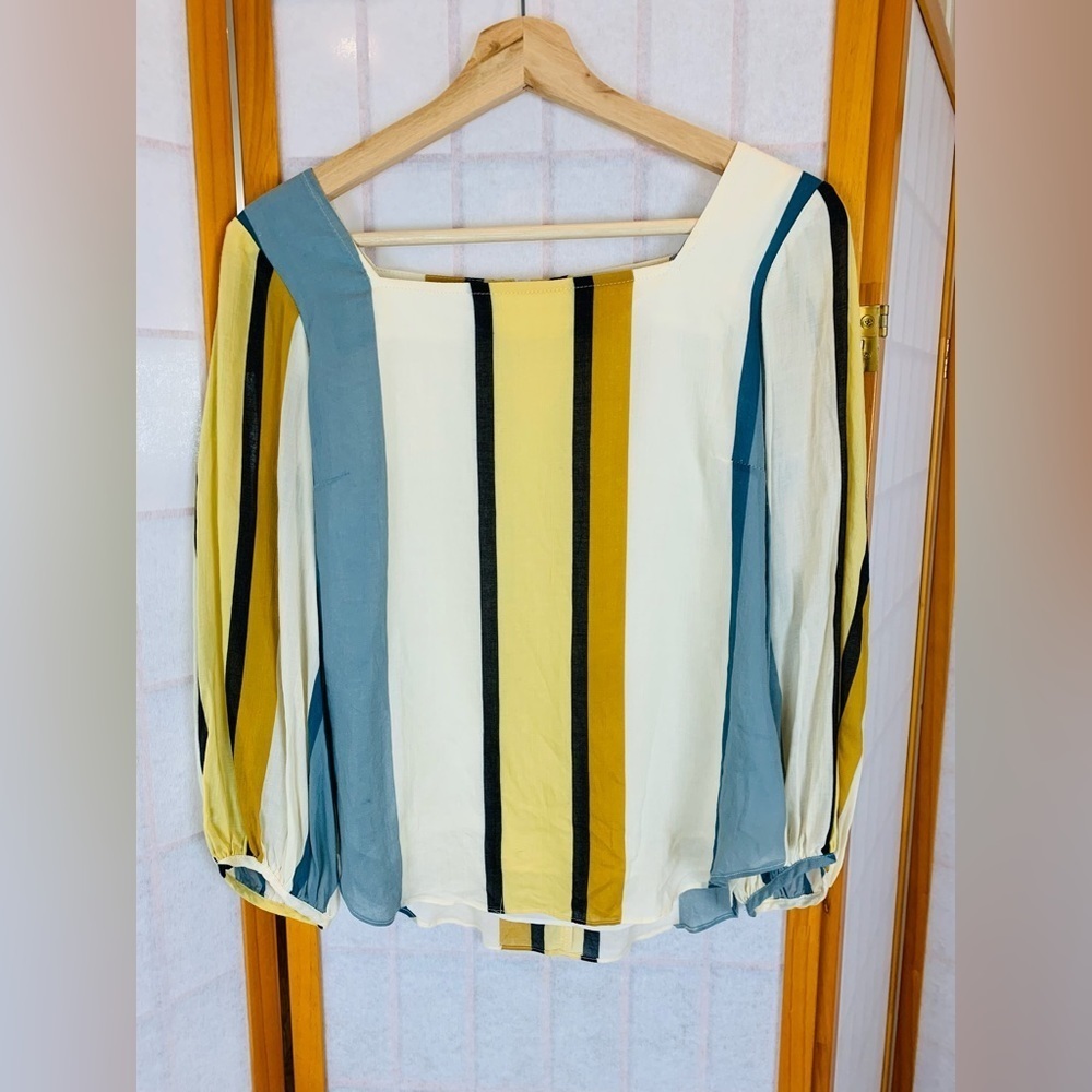 Amanda Uprichard - REVOLVE - Striped Square Neck Top - Size XS